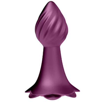 10 Rhythms Vibrating Anal Plug (Grey)