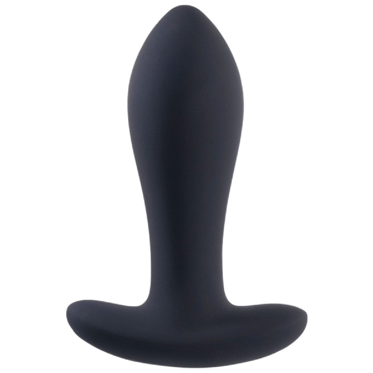 Vibrating Butt Plug with T-Bar Base (Black)