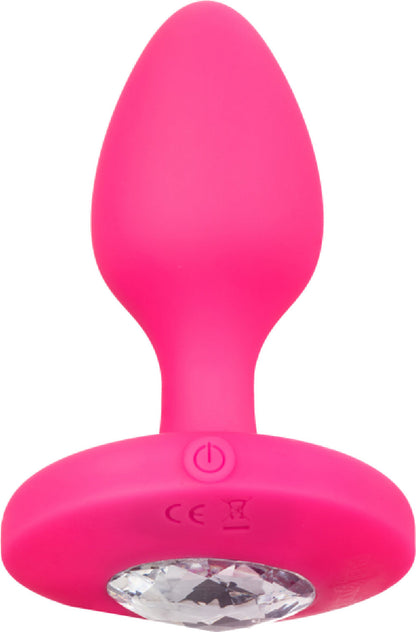 Cheeky Gems Medium Rechargeable Vibrating Probe (Pink)