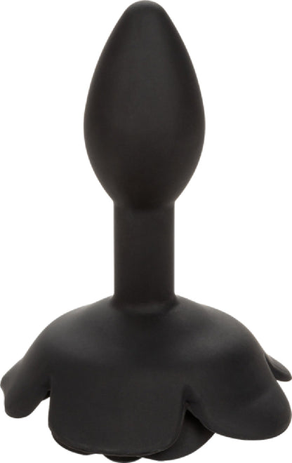 Small Rose Anal Plug (Black)