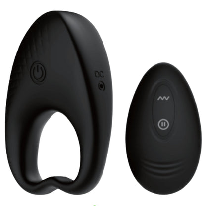Knight - Remote Control Cockring (Black)