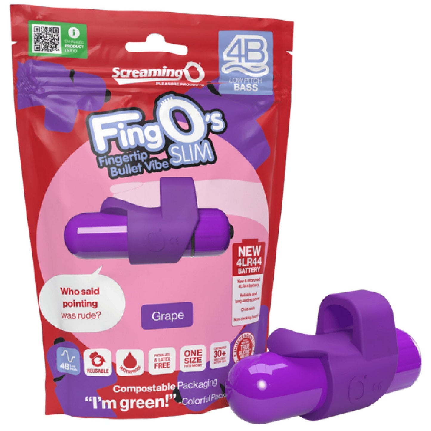 FingO's Slim 4B Low Pitch Bass (Blueberry)