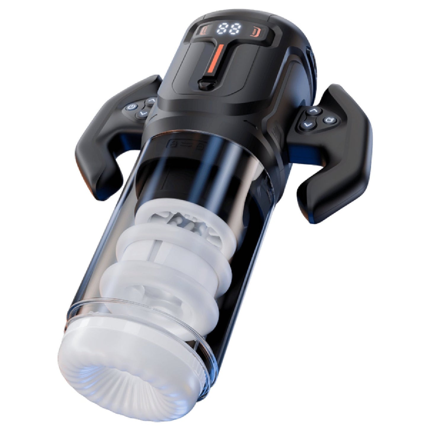 Turbo - Thrusting and Rotating Male Masturbator (Black)