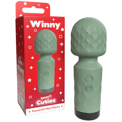 Cuties - Winny Rechargeable Mini Wand (Sage Green)