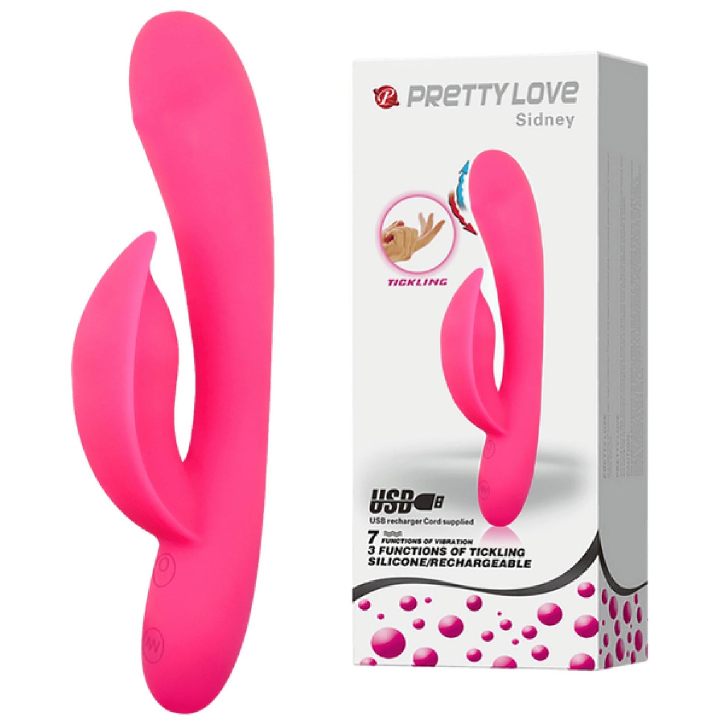 Silicone Rechargeable - Sidney (Pink)