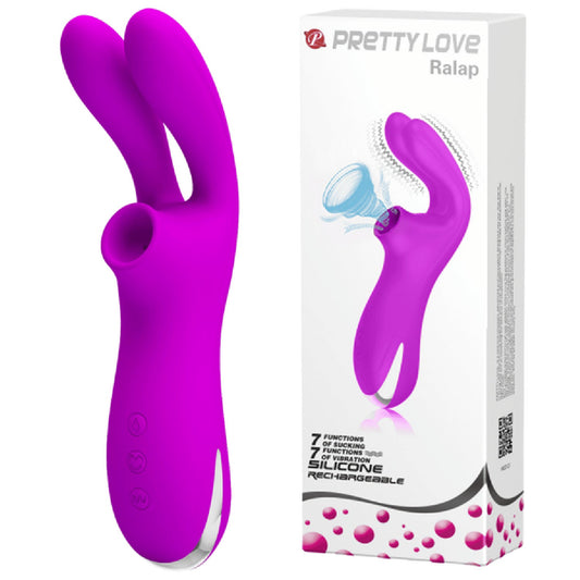 Sucking and Vibration Dual Action Vibrator (Ralap)