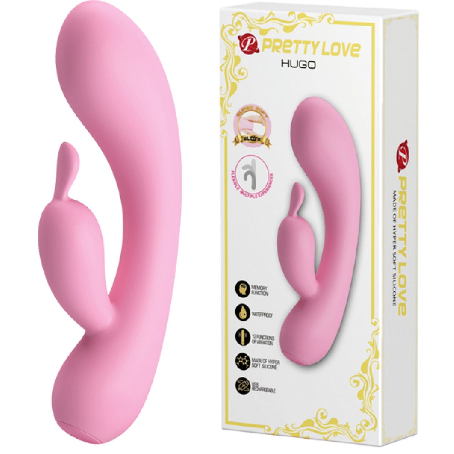 Rechargeable Hugo (Pink)