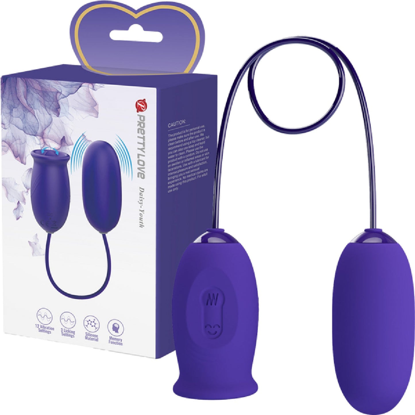 Daisy Licking and Vibrating Combination - Youth (Purple)