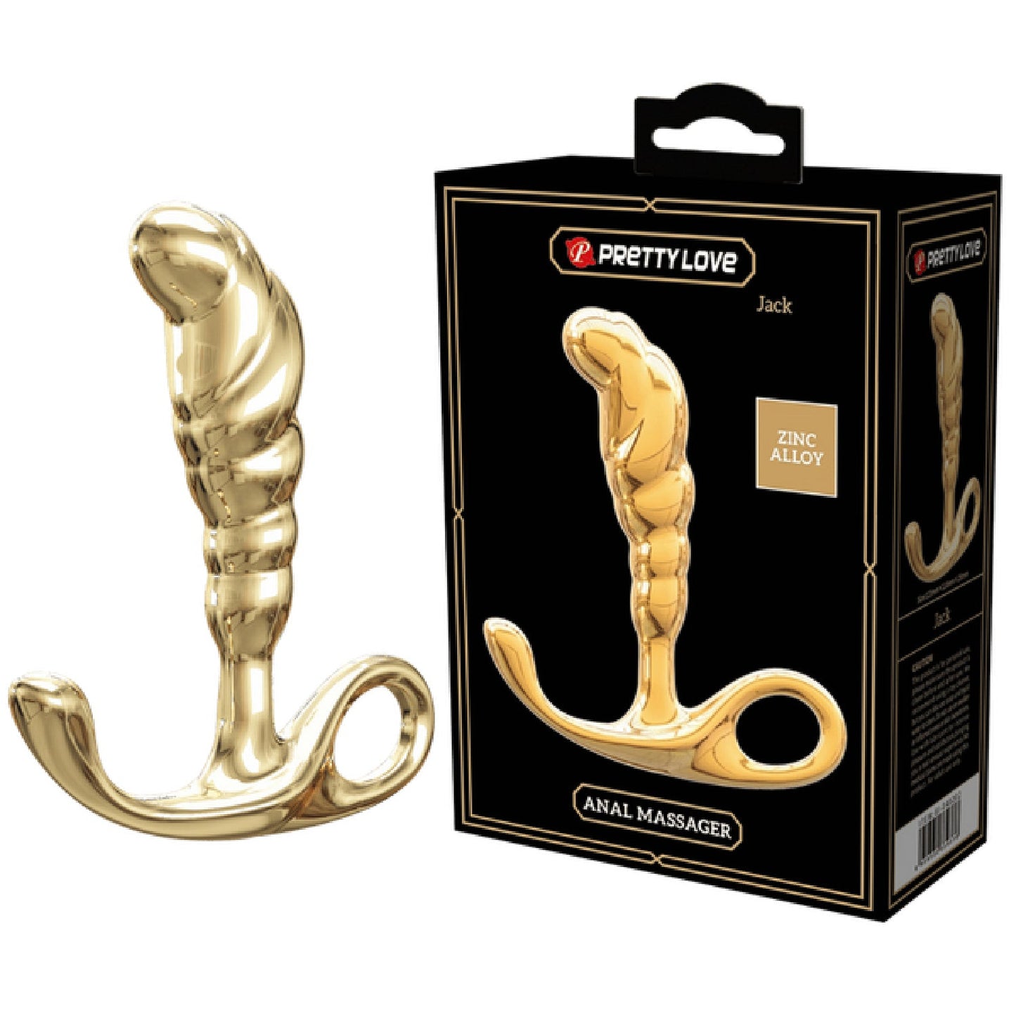 Anal Massager Probe - Jack (Gold)