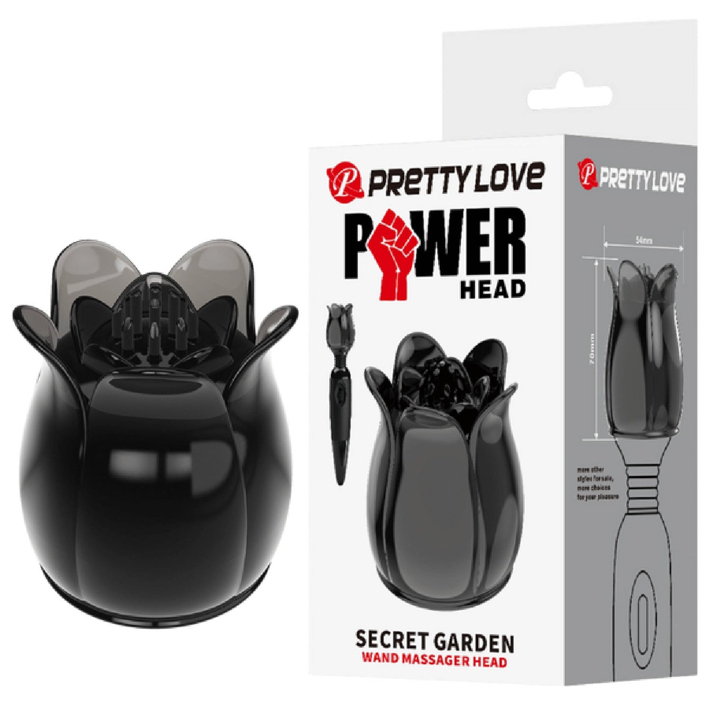 Secret Garden - Wand Attachment (Black)