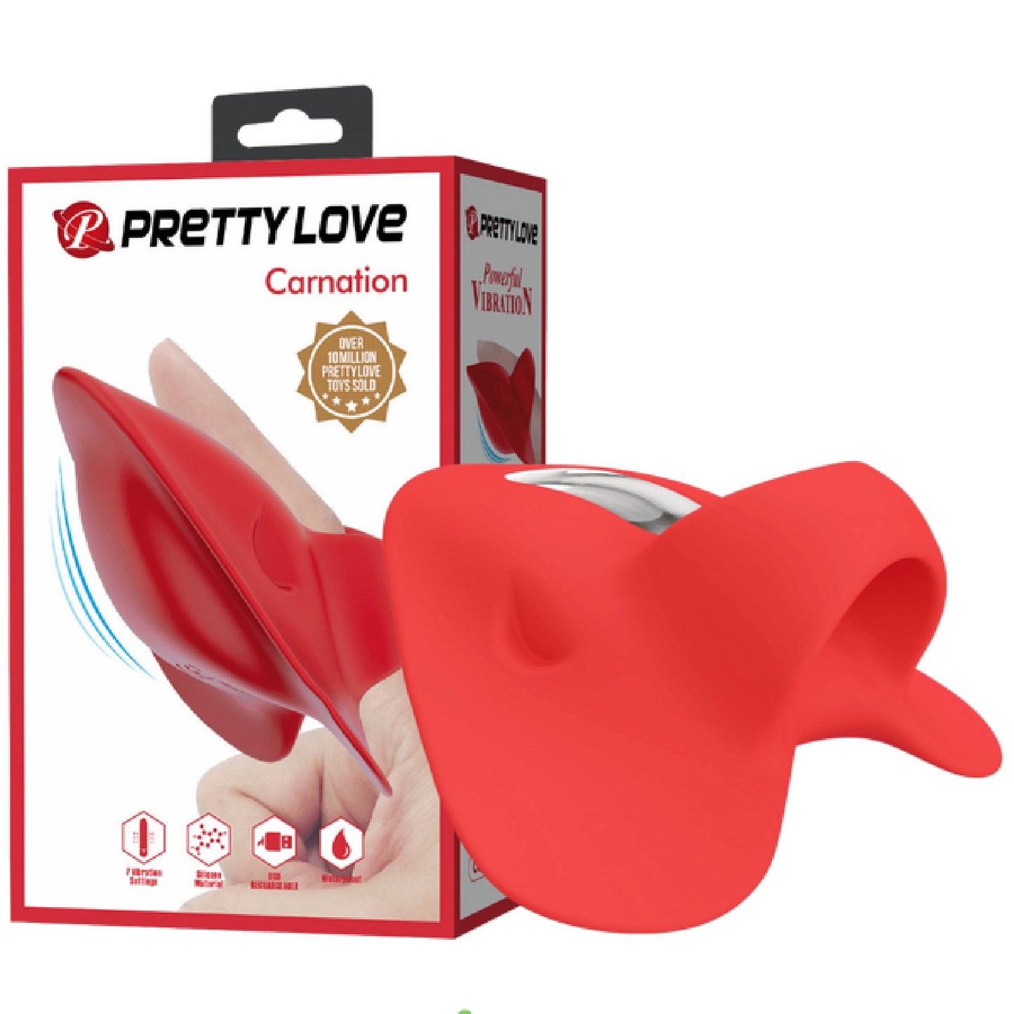 Rechargeable Carnation (Red)