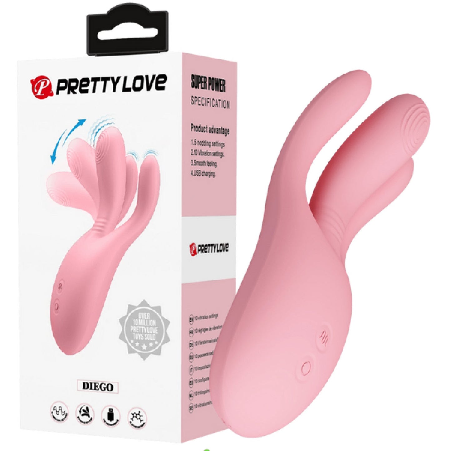 Finger Flicker Diego Rechargeable Vibrator