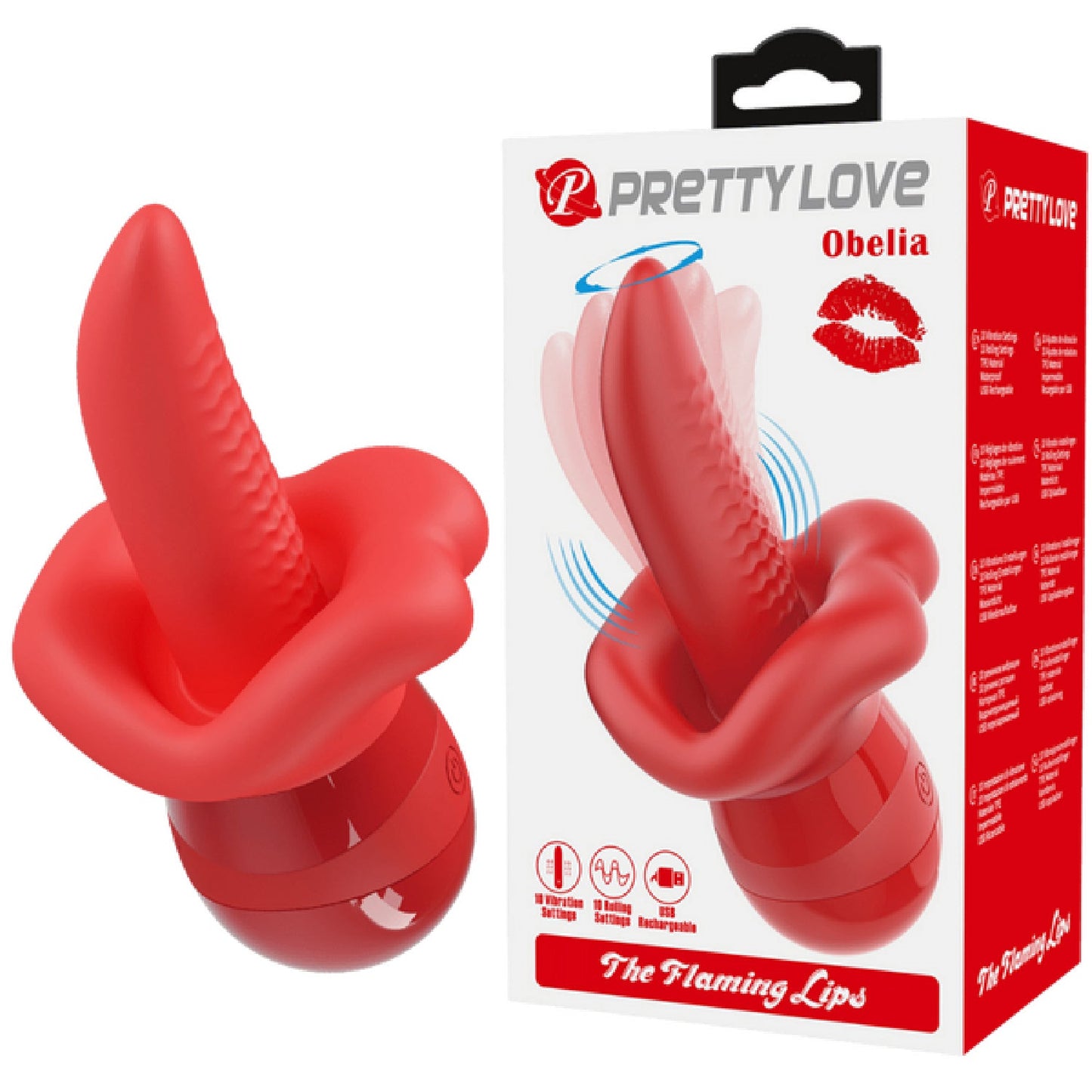 Flaming Rollings Lips - Obelia (Red)