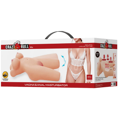 Vagina and Anal Masturbator - Mia (Movable Legs)