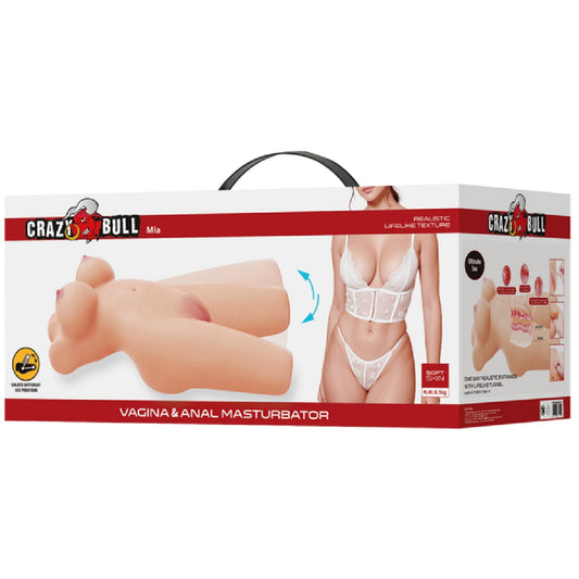 Vagina and Anal Masturbator - Mia (Movable Legs)