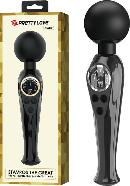 Rechargeable Wand - Skyler (Black)