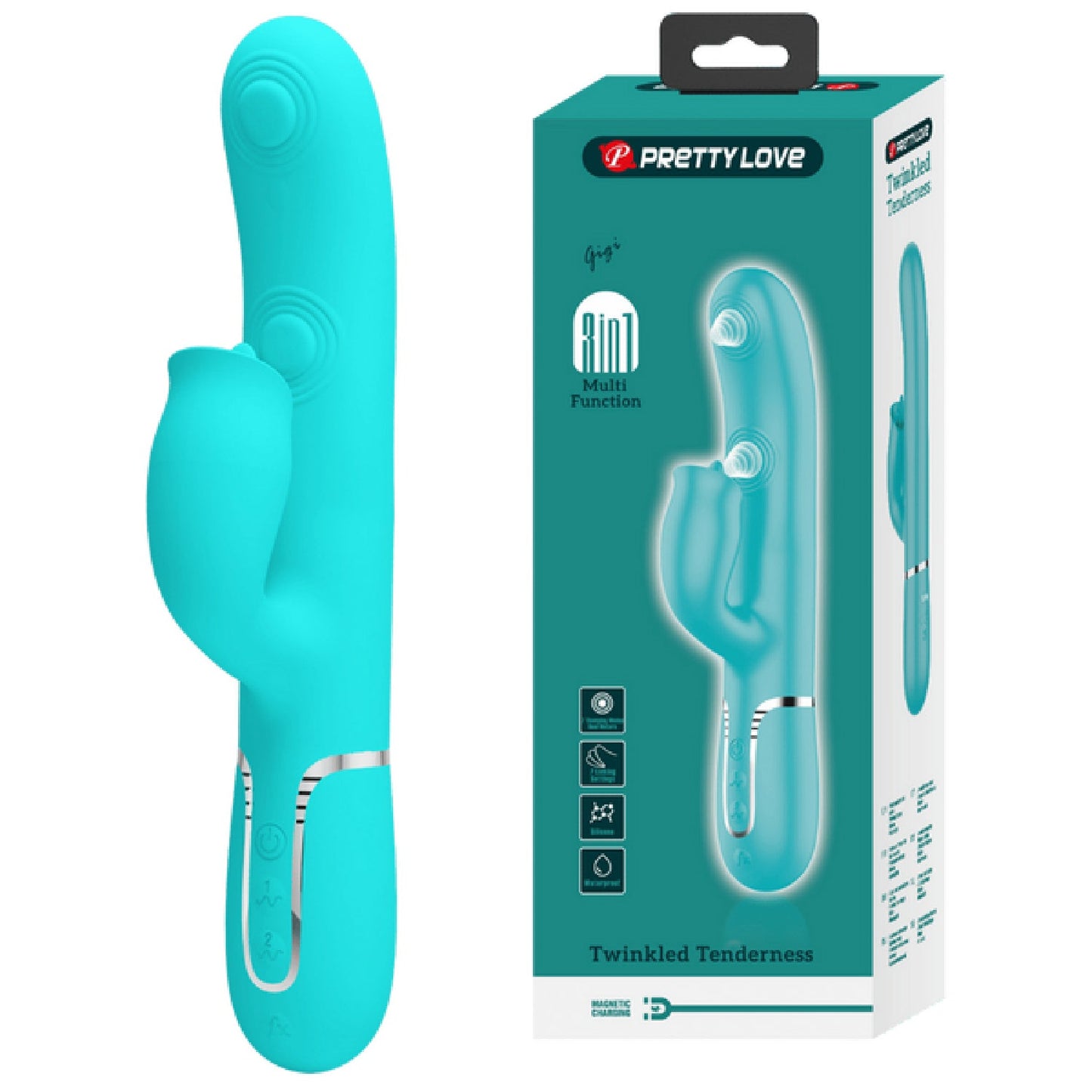Gigi - 3in1 Multi-function Vibrator (Pink)