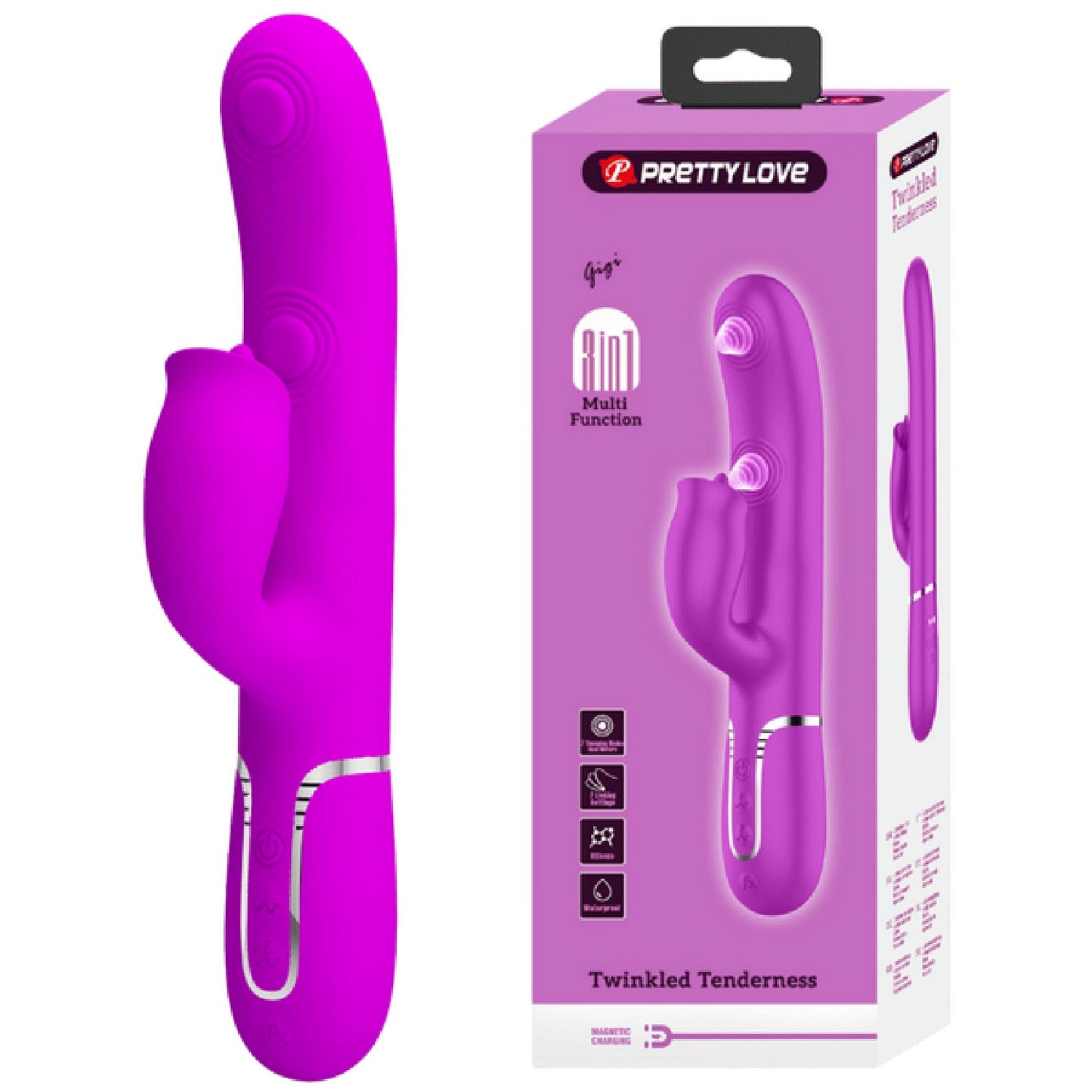 Gigi - 3in1 Multi-function Vibrator (Pink)