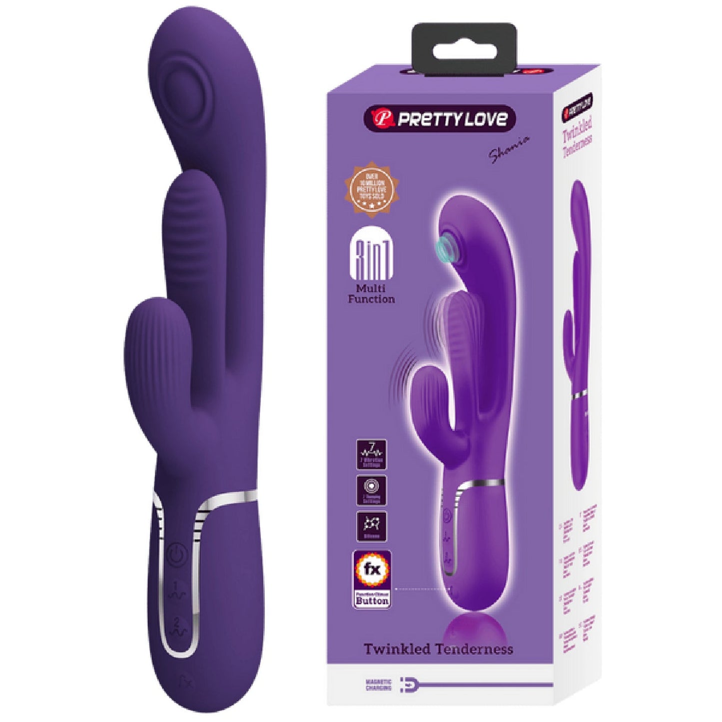 Shania - 4in1 Multi-function Vibrator (Pink)