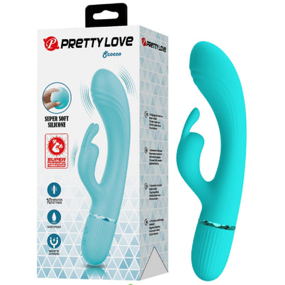 Super Soft Silicone Dual Motor Scocco (Blue)