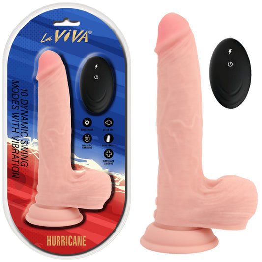 Hurricane ??? 8.5" Remote Control Dong (Flesh)