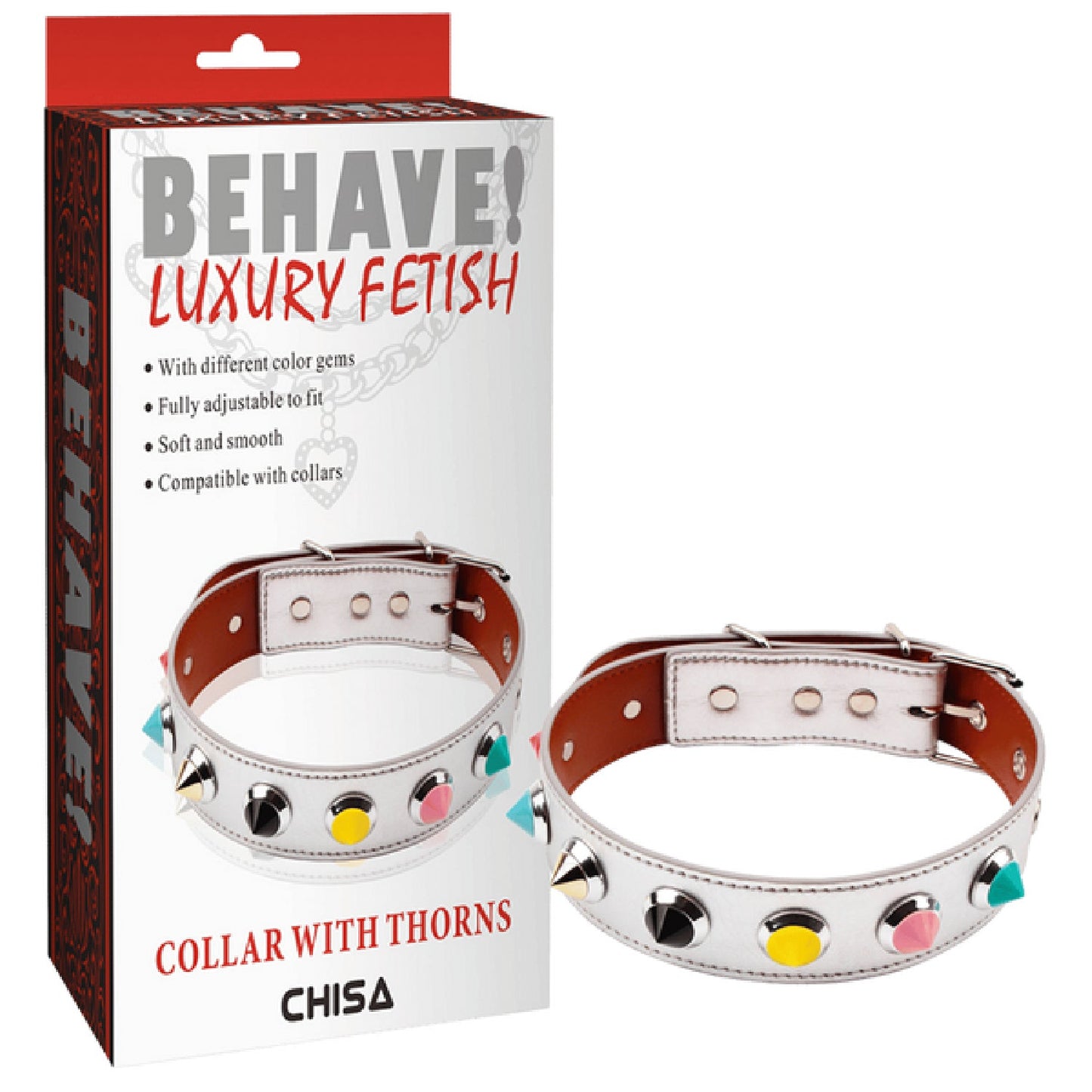 Collar with Thorns (White)