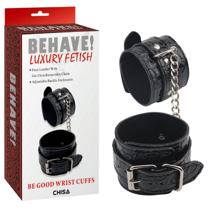 Be Good Wrist Cuffs (Black)