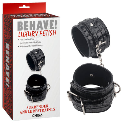 Surrender Ankle Restraints (Black)