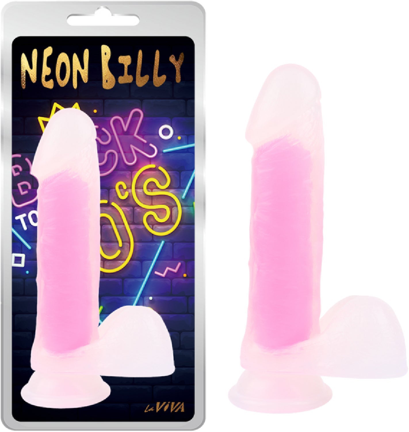 Neon Billy 7.6" (Glow Blue)