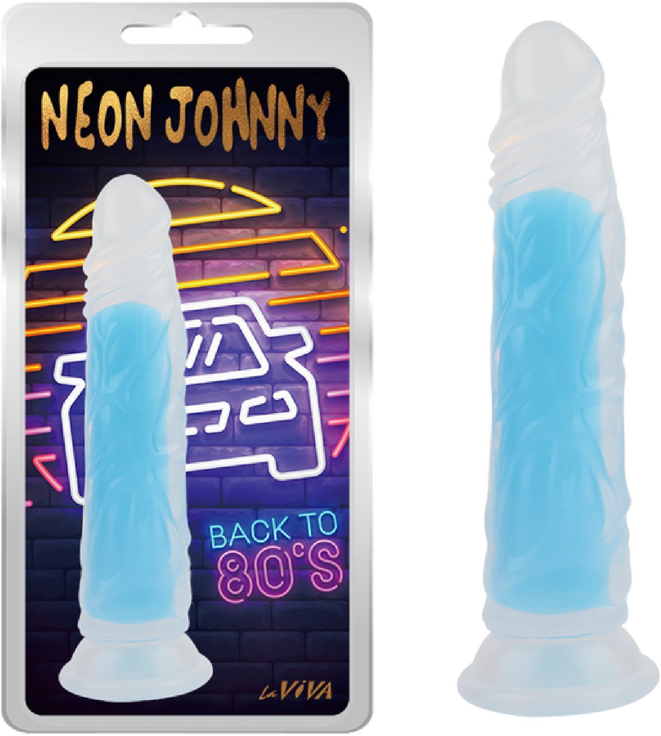 Neon Johnny 8.4" (Glow Blue)