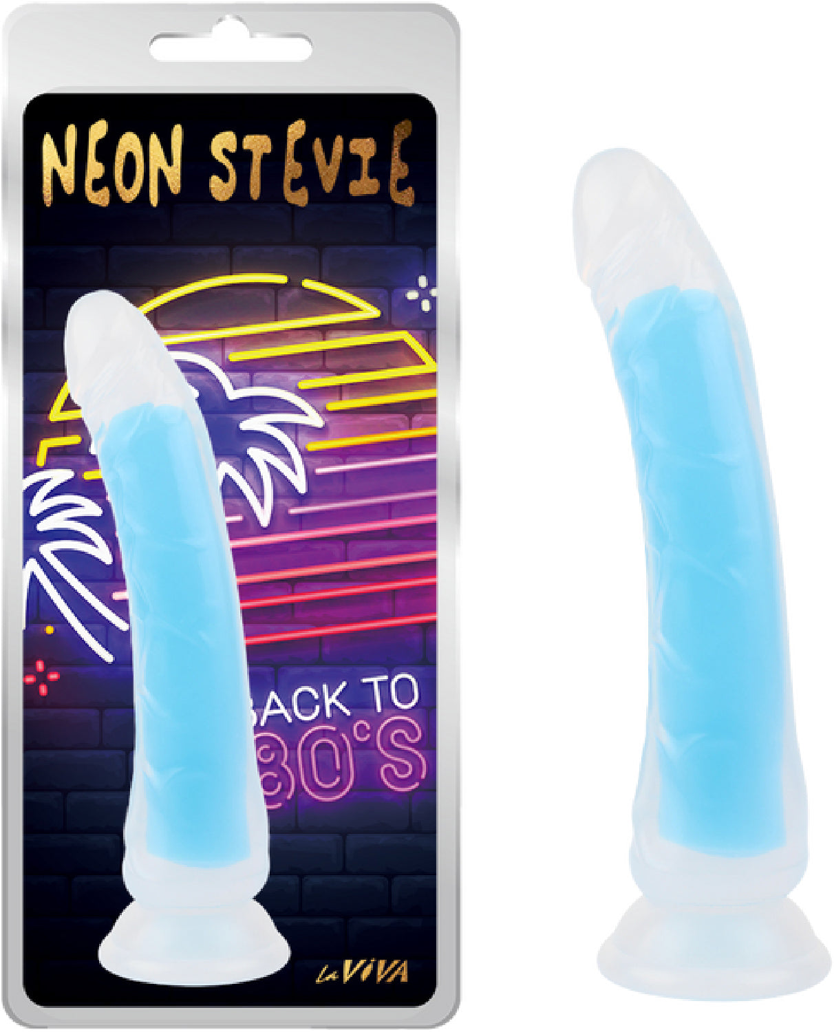 Neon Stevie 8.4" (Glow Blue)