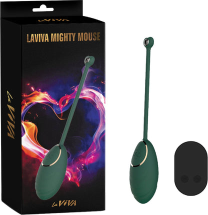 Mighty Mouse Remote Controlled Vibrating Egg (Teal)