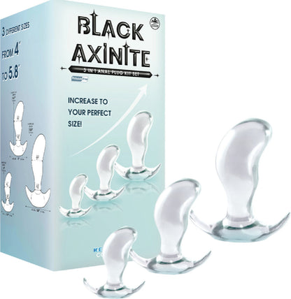 3 In 1 Anal Plug Kit Set (Smoke)