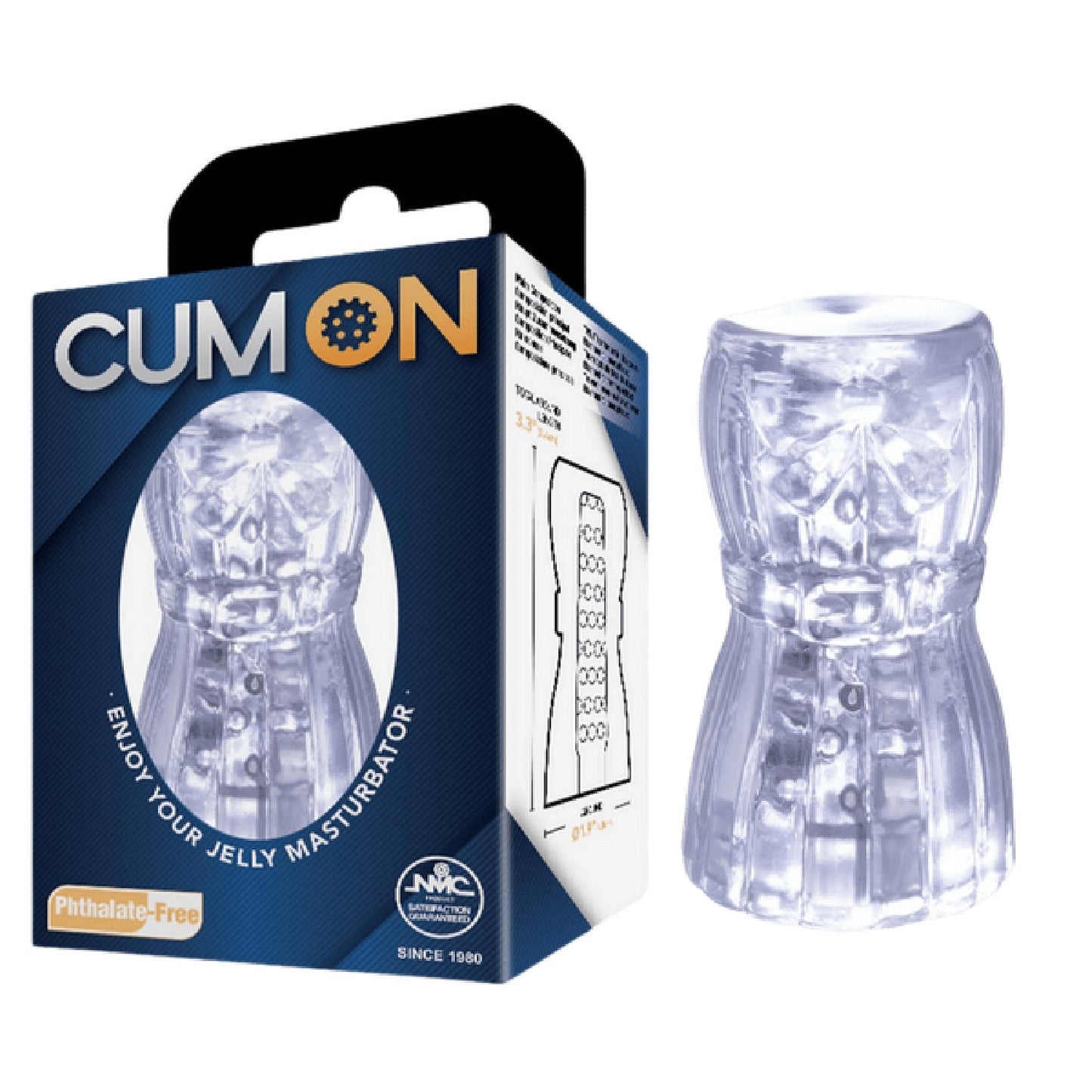 Pocket Jelly Masturbator 3.3" (Blue)