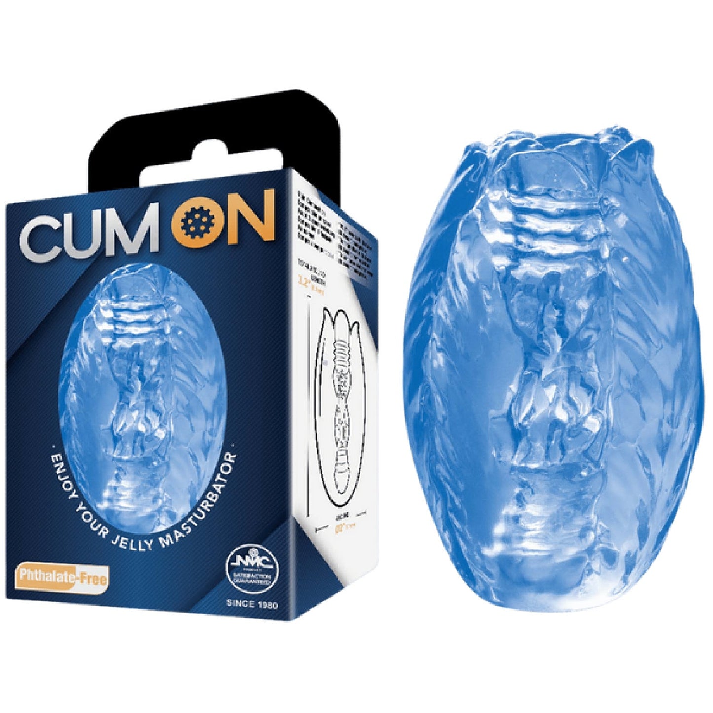 Pocket Jelly Masturbator 3.2" (Blue)