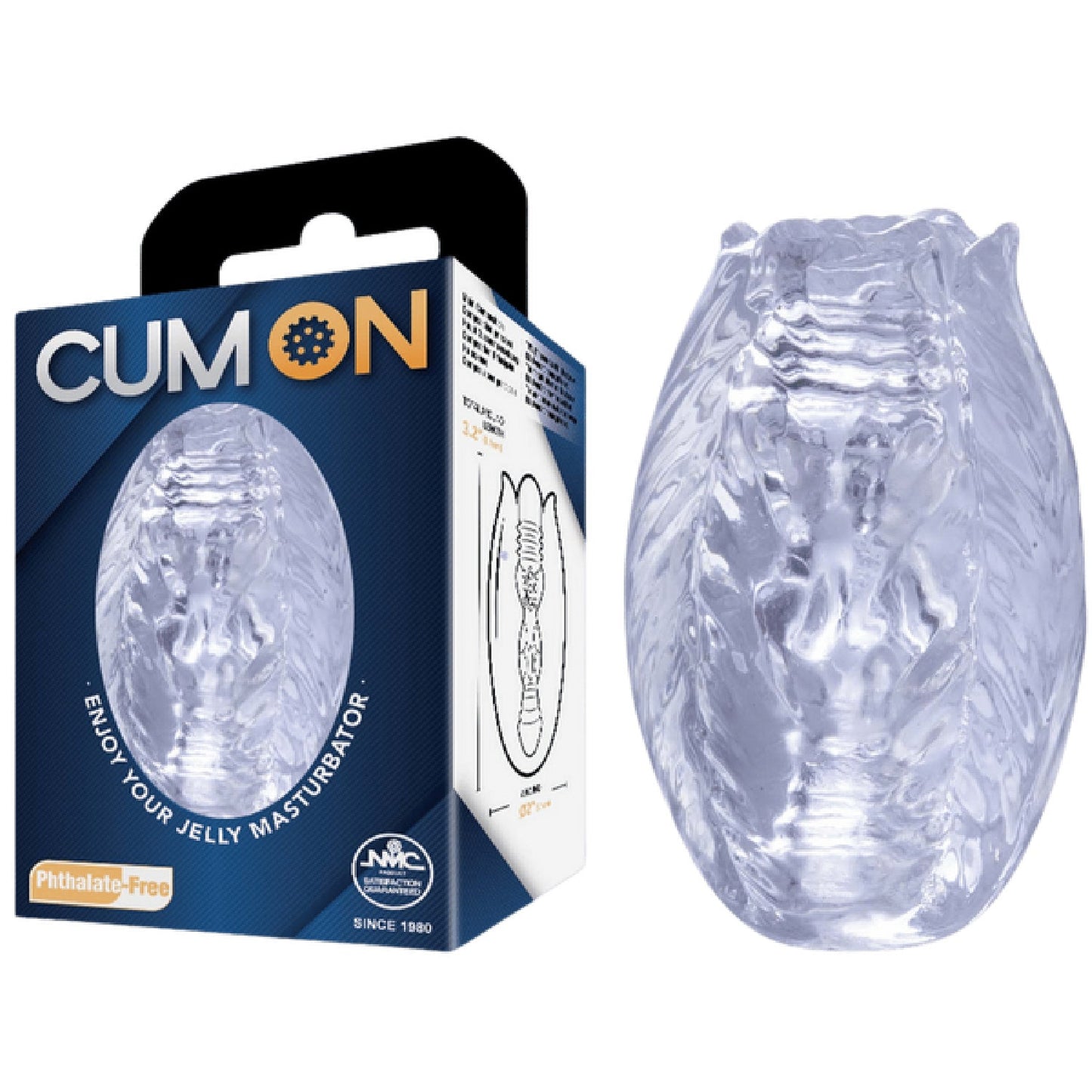 Pocket Jelly Masturbator 3.2" (Blue)