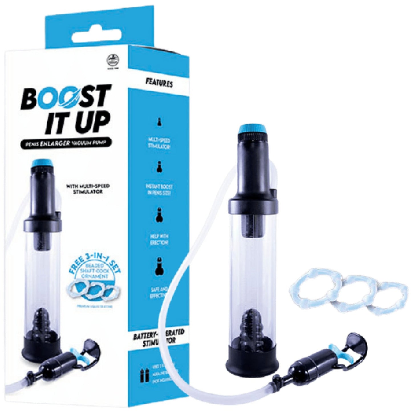 Boost Penis Enlarger Vacuum Pump - Multi Speed