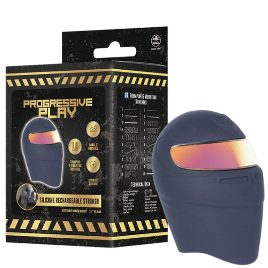 Silicone Rechargeable Stroker (Black)