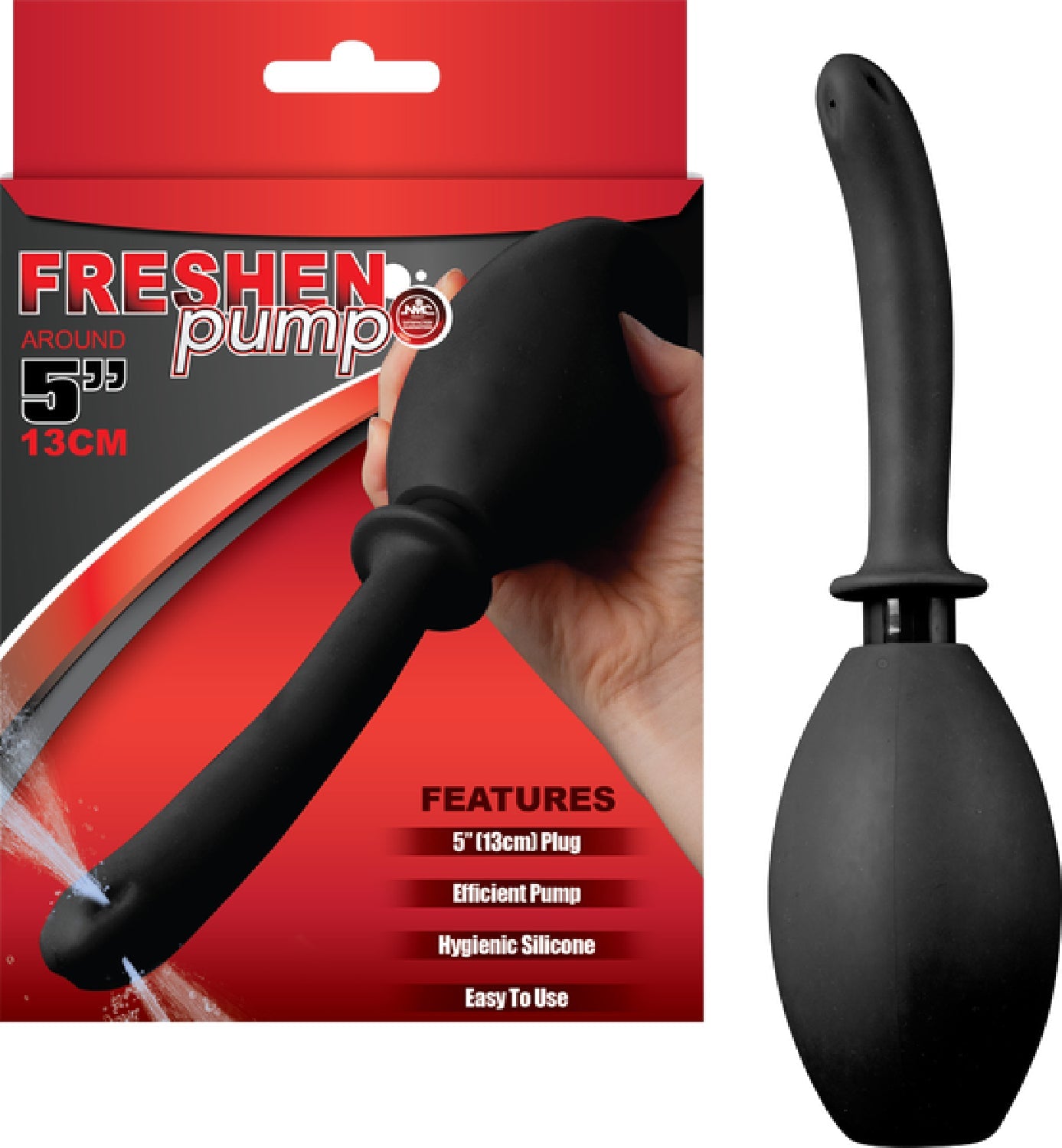Freshen Pump Anal Douche (Black)