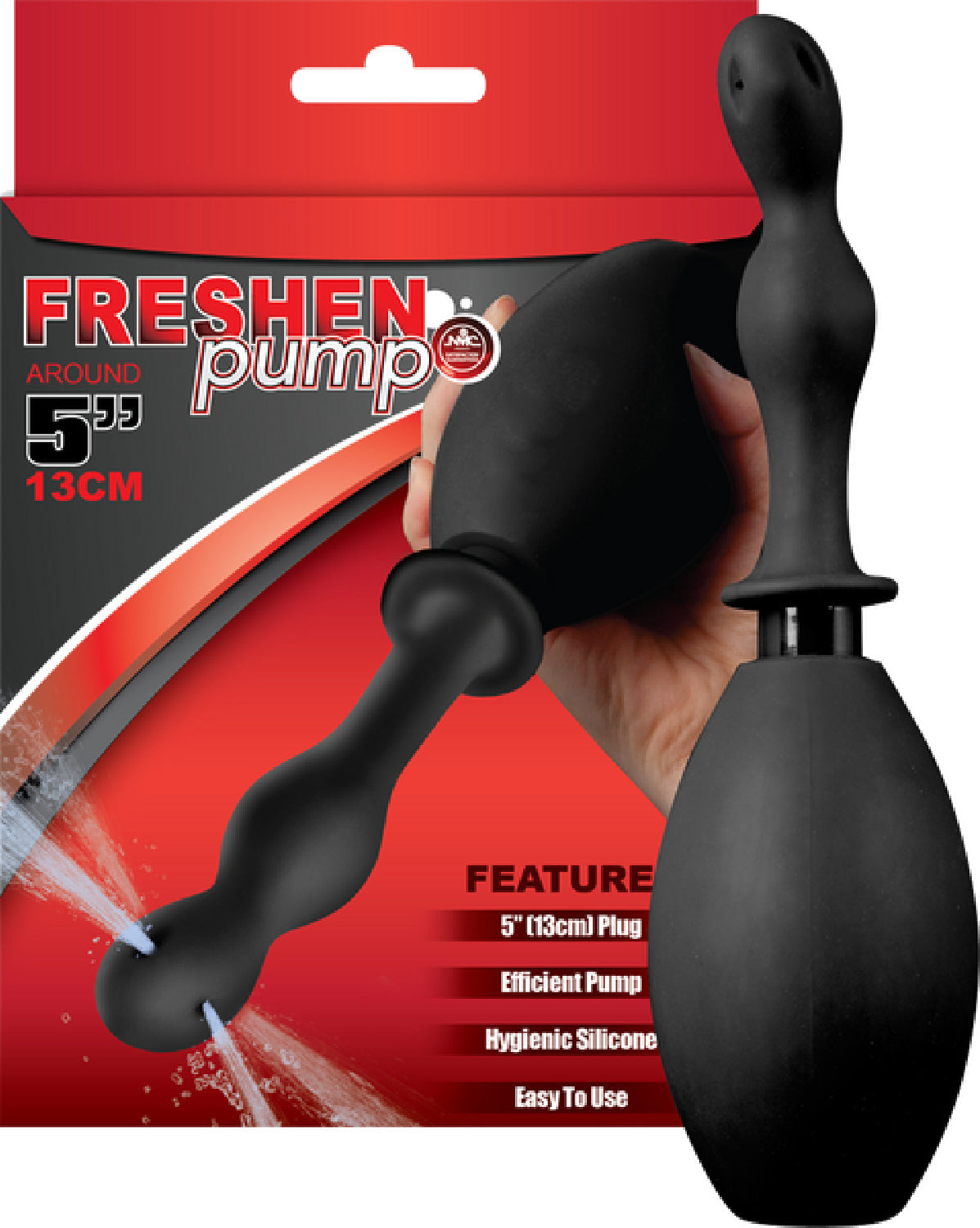 Freshen Pump Anal Douche (Black)