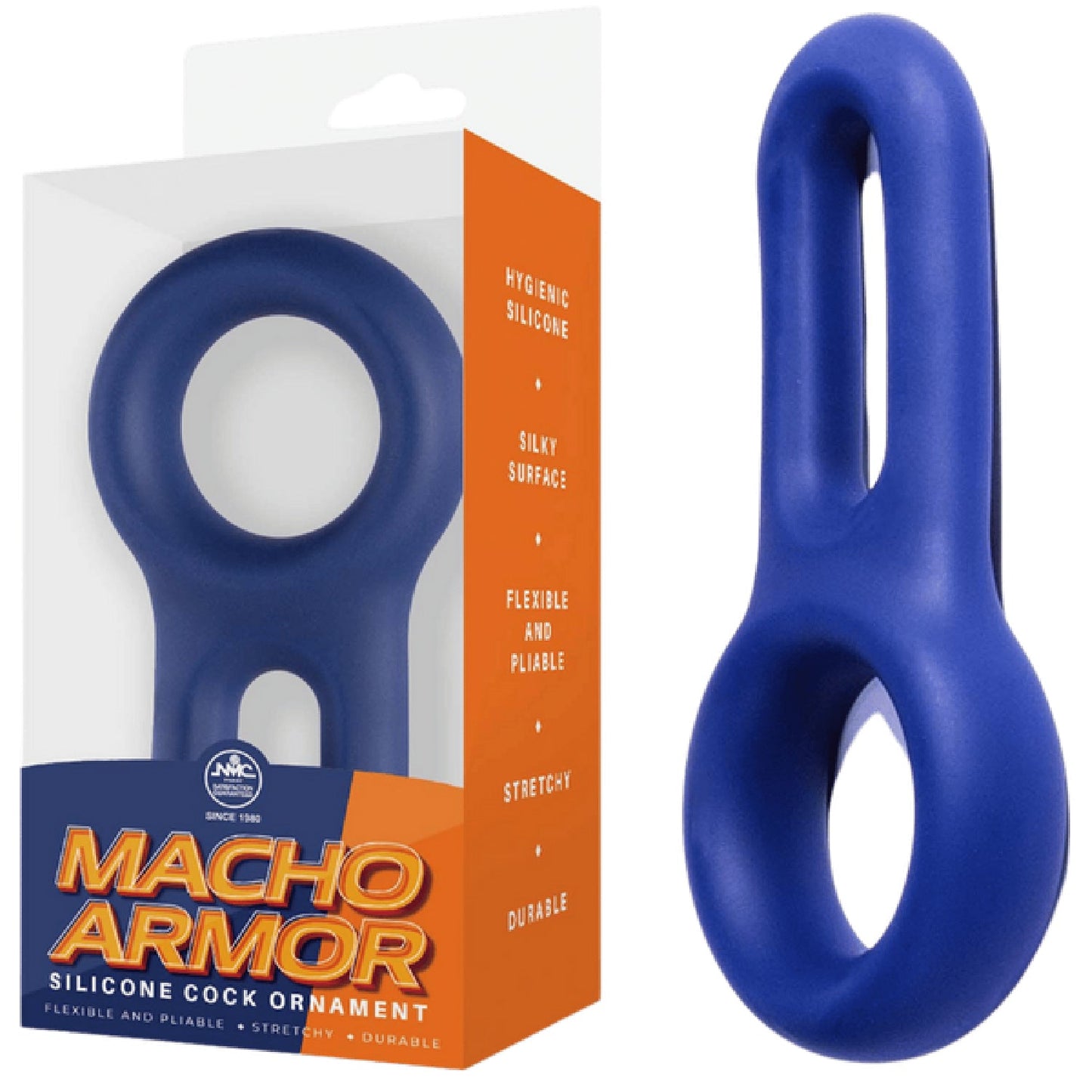Silicone Cock and Ball Ring - (Black)