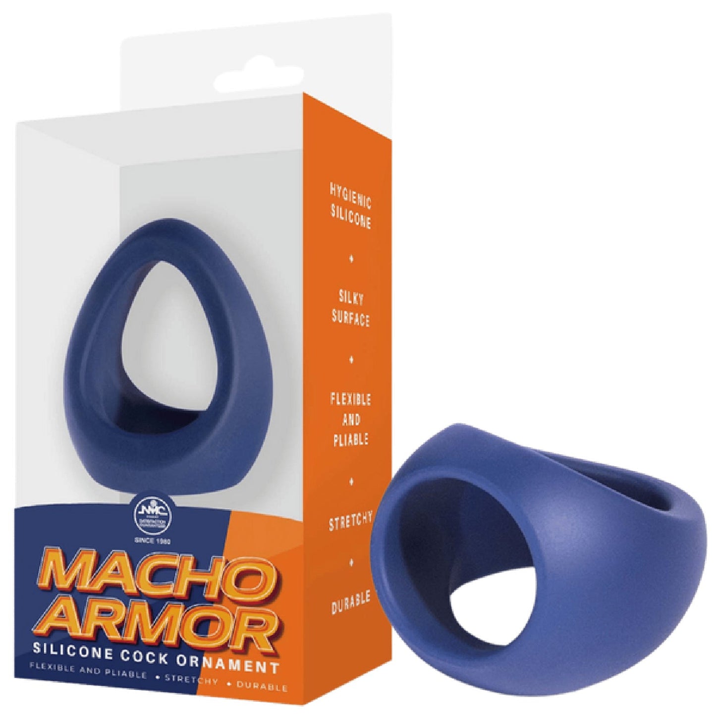 Silicone Cock and Ball Ring - (Black)