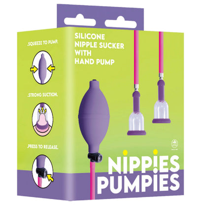 Nippies Pumpies - Silicone Nipple Sucker (Purple)