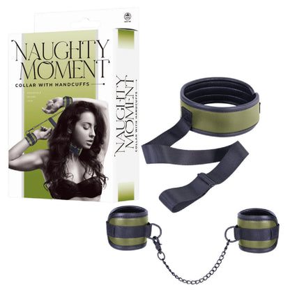 Collar With Handcuffs (Brown)