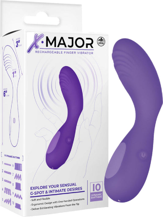 Rechargeable Finger Vibrator (Purple)