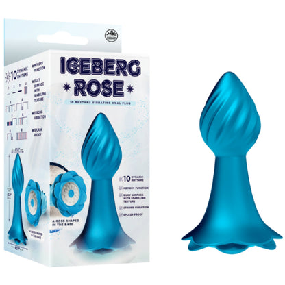 10 Rhythms Vibrating Anal Plug (Grey)