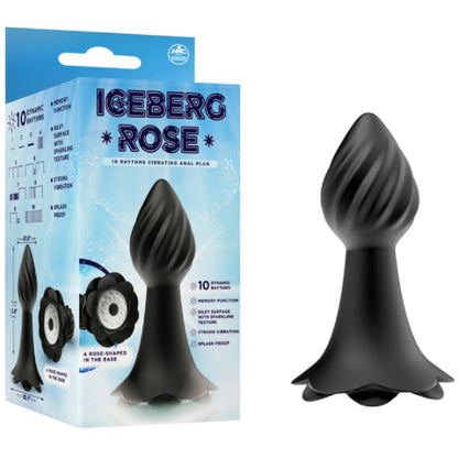 10 Rhythms Vibrating Anal Plug (Grey)