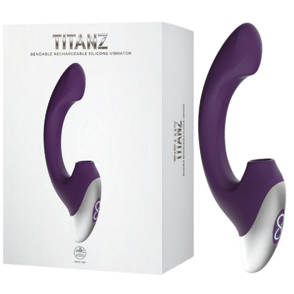 Thumping Rechargeable Silicone Vibrator (White)