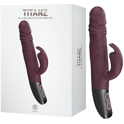 Rotating Rabbit Rechargeable Silicone Vibrator (White)