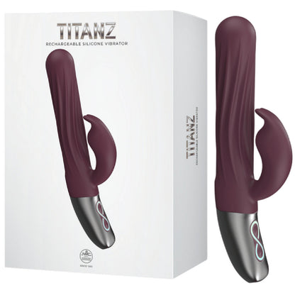 Thrusting Rabbit Rechargeable Silicone Vibrator (White)